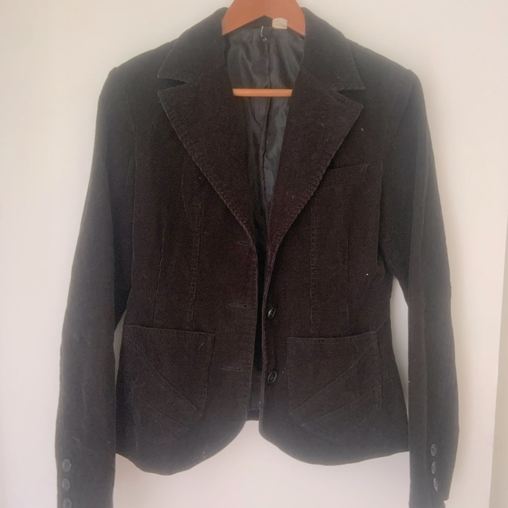 Black Corduroy Blazer